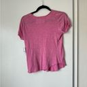 Free People NWT  be my baby pink tee Photo 3