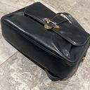 Gucci  Leather Shoulder Bag, in Deep Navy with Gold Tone Photo 7