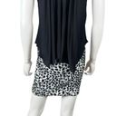 Ann Taylor Black & White Leopard Mini Pencil Skirt Photo 5