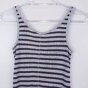 Vince  Striped Ribbed Heathered Tank Top Photo 6