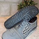 NOAT Lalo grey suede perforated sneaker sz 42 Gray Photo 3