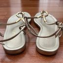 Unisa Gold Metallic Sandals Photo 3