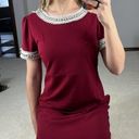 Betsey Johnson : Red Pearl Holiday Dress Photo 2