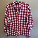 Tuckernuck Pomander Place Scarlett Blouse Red Apple Gingham Size Small Cotton Photo 2