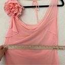 House Of CB  Charla SOFT APRICOT RUFFLE MINI DRESS NWOT size L Photo 8