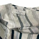 L'Academie NWOT L’ACADEMIE Extra Small Blouse Indigo Stripe One Shoulder Top Revolve Photo 4