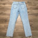 Abercrombie & Fitch  The 90’s Slim Straight Ultra High Rise Stretch Blue Jeans 32 Photo 3
