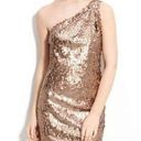 Alexis  Admor Gold Brown Sequin Cocktail Dress New with tags Size Medium Photo 0