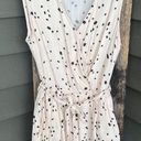 Lush Clothing Lush White w/ Black Polka Dot Wrap Dress Photo 0