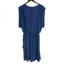 White House | Black Market  Matte Jersey Classic Surplice Tie Sheath Dress Size XL Photo 2