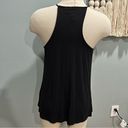 Highline  Collective Black Halter Adjustable Strap V-Neck Tank Top Size Small Photo 2