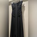 City Triangles VTG 90s Y2K  Black Strapless / Halter Convertible Black Maxi Dress Photo 10