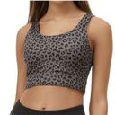 Anthropologie  All Fenix Sports Charcoal Leopard Jagger Long Bra size S Photo 0