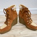 Jessica Simpson 117.  Maelyn Lace-Up Platform Wedge Hiker Boot Size 8 Photo 6