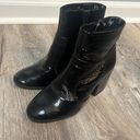 Gianni Bini Women’s  Shiny Black booties. Size 6 1/2 Photo 1