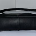 Stone Mountain  Black Pebbled Leather Slouchy Hobo Handbag Shoulder Bag Purse Photo 7