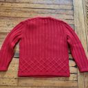 L.A.M.B. Gleixner Osnabrück Vintage German s Wool Sweater Red Photo 5