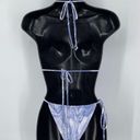 Naked Wardrobe  Swim Blue Smoke String Bikini Swimsuit NEW Sz XL Style NW-W0732 Photo 4