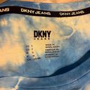 DKNY Jeans Womens Logo Casual Cropped top long sleeves Photo 3