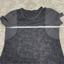 Lululemon Run For Days Short Sleeve Tee T-Shirt in Black Camo Camouflage Stripe Photo 8