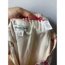 Coldwater Creek  Floral Linen A-Line Pleated Skirt Photo 3