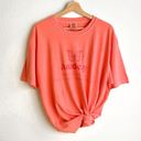 New Comfort Colors Short Sleeve Anxiety Graphic T-Shirt Salmon Color Size XL Photo 7