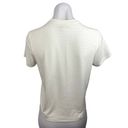 Outdoor Voices  White Crew Neck Breathable Short Sleeve Athletic T Shirt Top Sz S Photo 1