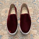 Mulberry M. Gemi Cerchio  Red velvet slip on sneakers | Size 40 / 9 Photo 1