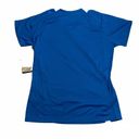 ASICS  Womens Medium Velostretch Short Sleeve Blue White T-shirt NWT WR1031-4401 Photo 8