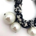 INC  Women’s Bauble Black & White Bracelet Faux Pearl NEW Photo 1