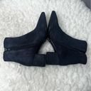 Harper Cordani Italy Women's  Boot Blue  Suede Denim Block Heel Bootie EUR 36 Photo 1