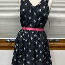 Marilyn Monroe  NWT Black Pink Dalmation Dog Print Pinup Sleeveless Dress Small Photo 0