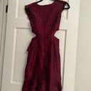 C/MEO COLLECTIVE Women’s Burgundy Cutout Dress Photo 2