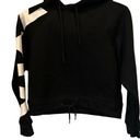 Zyia Active Women's Black Relaxation Hoodie Size S Long Sleeve Cropped Pullover Photo 7