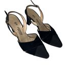 St. John Black Slingback Block Heel Photo 0