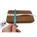 Mundi Munda snap box wallet tan brown NWT Photo 5