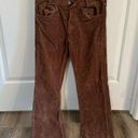 Brandy Melville  John Galt Brown Corduroy Jeans Size S Photo 0