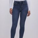 Good American Good Legs Crop Ankle Jeans Dark Wash Blue375 25 0 Photo 4