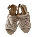 Comfortview  Tan Knit Wedges Sz 8 Photo 0