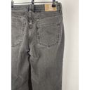 We The Free  Washed Black Gray Mid Rise Wide Leg Flare Denim Jeans Size 25 Photo 2