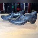 Earth Origins  Roxanne Black Leather Shoes Size 9 Photo 8