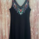 SheIn  Black Floral Print V-Neck Sleeveless Dress Photo 1