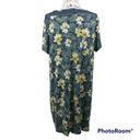 Dress Barn  Blue Hawaiian Tropical Casual Dress XL Photo 1