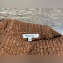 Madewell  Mercer Turtleneck Sweater Wool Blend Rust Small Photo 6