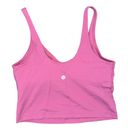 Lululemon  Align Cropped Tank Top Pink Size 8 Photo 2