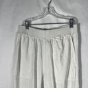 Faherty Women's Arlie Lightweight White Linen Blend Jogger Pants Small S Pockets Photo 2