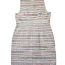 J.Crew NWT  Sheath in Ivory Rainbow Multi Tweed Sleeveless Fringe Dress 18 Photo 5