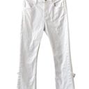 Citizens of Humanity  Women's Size 30 White Drew Fray High Rise Crop Jeans Photo 3