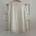 Tommy Hilfiger Sleeveless Top Blouse M - Cream/White Photo 1