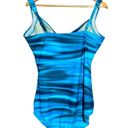 MiracleSuit  Swimsuit Plus Turquoise Blue Tummy Control One Piece Size 20W Photo 1